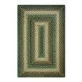 thumbnail image 1 of Homespice Decor 711168 20 x 30 in. Northwoods Ultra Wool Rectangular Braided Rug - Green, Brown, 1 of 1