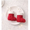 thumbnail image 3 of 6Pcs Christmas Tableware Silverware Holders Set, Red Knitted Christmas Stockings Knife and Fork Bags Covers for Thanksgiving New Year Party Decorations Xmas Dinner Table Decor Ornaments, 3 of 8