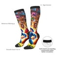 thumbnail image 2 of Gokiu Roblox Womens Athletic Knee High Socks Outdoor Sport Socks Casual Tube Socks, 2 of 7