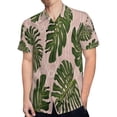 thumbnail image 4 of High Quality Hawaiian Shirts for Men Short Sleeve Aloha Beach Shirt Floral Summer Casual Button Down Shirts Blouses NKJK84, 4 of 7