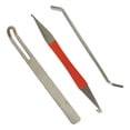 thumbnail image 4 of Herramienta de reparación profesional, reparación de flauta, nivelación, herramienta de mantenimiento de viento de madera para 3 piezas perfke Reparación de saxofones, 4 of 7