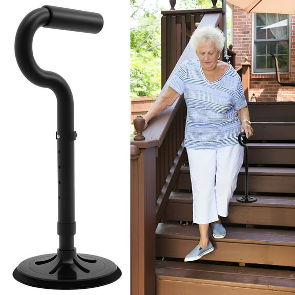 Mobility Aids Tool with Sturdy Handle and Nonslip Base 5 Speed Adjustable Standing Aids Supports Lightweight Standing Mobility Aid to Help Get up from Floor for Senior Daily Living