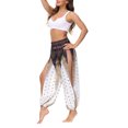 thumbnail image 3 of Txlixc Pantalones de entrenamiento para mujer, estampado digital bohemio, pantalones de yoga sueltos con lado dividido Txlixc Estilo de ocio, 3 of 9