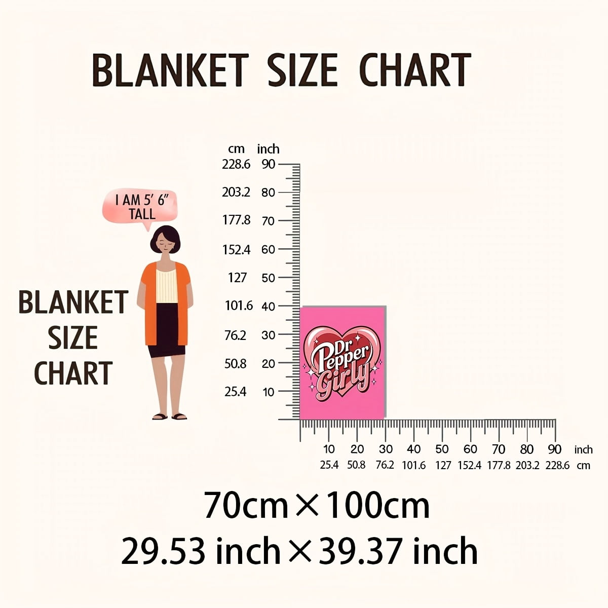 Dr Pepper Sweet Heart Pink Limited Edition Flannel Blanket Soft Warm Nap Throw Sofa Office Bed Camping Travel All Season Bed Accessory Blanket Office Nap Blanket Throw Blanket All Season