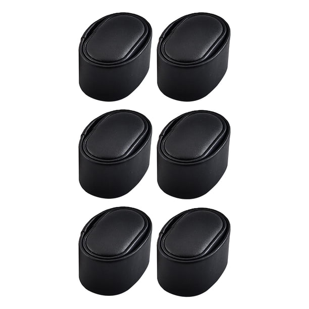 6x Almohadas para reloj Soporte para reloj de pulsera Soporte para reloj Pequeño Juego de soporte para reloj hecho a mano Negro