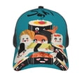 thumbnail image 3 of Disketp I Love Sushi Print Trucker Hat Men Women - Mesh Baseball SnapBack Cap, 3 of 7