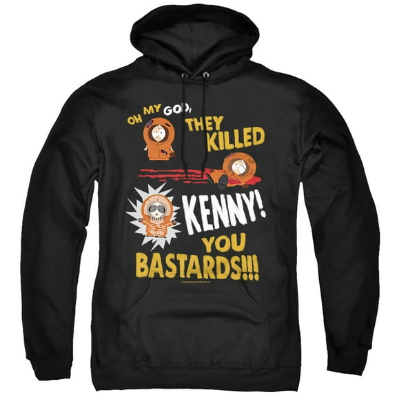 South Park Dead Kenny Unisex Adult Pull-Over Hoodie,Dead Kenny, Medium