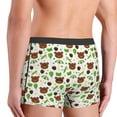 thumbnail image 3 of Goofa Cute Bear Printed Men's Boxer Briefs Underwear, Moisture-Wicking Underwear, Trunk,Soft and Breathable Cotton Underwear-Small, 3 of 9