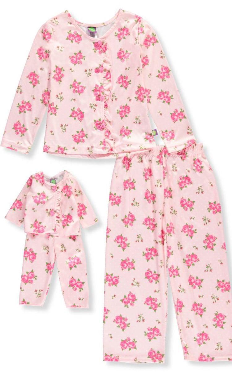 Dollie & Me - Little Girls' 2-Piece Pajamas with Doll Outfit (Sizes 4 ...