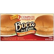 Boca: Chik'n & Swiss Sandwich 2 Ct Soy Protein Patties, 10.1 oz