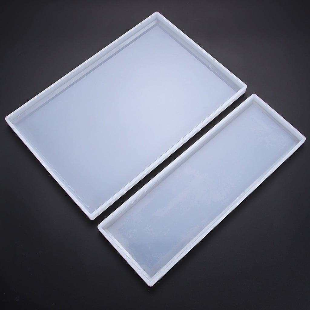 WINDLAND Agate Tray Mold DIY Resin Epoxy Casting Craft Birthday Gifts Rectangular
