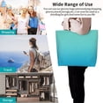 thumbnail image 4 of Defioc Teal Turquoisefor Women's Tote Bag - Shopping Bag Casual Shoulder Bag Fashion Handbag Daily Bag Hobo Bags for Travel Work Shopping, 4 of 8