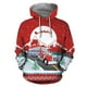 thumbnail image 1 of Suéter holgado con capucha para hombre y mujer de otoño e invierno con estampado navideño Fridja  ghj987+6666, 1 of 5