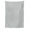 thumbnail image 2 of Grey and White Tablecloth, Rich Royal Victorian Garden Pattern Petals and Leaves Antique Look, Rectangle Satin Table Cover Accent for Dining Room and Kitchen, 60" X 84", Grey White, by Ambesonne, 2 of 2