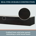 thumbnail image 6 of Mantels Direct Dakota 48 Inch Pine Wood Fireplace Mantel Shelf - Coffee Bean, 6 of 10