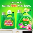 thumbnail image 2 of Gain Laundry Detergent Liquid, Now with Odor Defense, Happy Hibiscus Scent, 132 fl oz, 100 Loads, 2 of 13