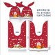 thumbnail image 1 of Bolsa de embalaje de dulces de Feliz Navidad, bolsa de regalo de conejo, bolsa de regalo de Papá Noel para fiesta, novedad de 2023, 1 of 4