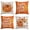 Orange, variant on Sm:)e Thanks Pumpkin Leaves Fall Throw Pillow Covers, 18 x 18 Inch Autumn Thanksgiving Harvest Polka Dot Orange Decorations for Sofa Couch Set of 4