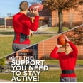 thumbnail image 4 of Faja lumbar deportiva BraceAbility Spine: corsé deportivo para hombres y mujeres ideal para hacer ejercicio, correr, jugar al golf, conducir, pescar, enfermería activa y trabajo policial (talla grande, 4 of 5