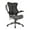 Black, variant on Office Factor Executive Ergonomic Office Chair Back Mesh Bonded Leather Seat