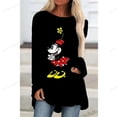 thumbnail image 2 of 2023 Disney Minnie Mouse Long Sleeve Printed Loose T-shirt Women Top Spring Autumn Elegant Lady Mickey T Shirt S-5XLM Gao Jinjia LED, 2 of 2