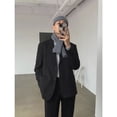 thumbnail image 2 of Traje holgado de tela de lana, traje de hombre grueso, moderno, atractivo, informal, traje pequeño, traje de dos piezas, 2 of 5