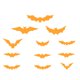 thumbnail image 1 of Pegatinas luminosas de murciélago 3D para Halloween, decoraciones para fiestas, ventana de PVC, calcomanías que brillan en la noche, luz roja, Kits de decoración para fiestas Luz amarilla 12 pezzi Advancent HA007282-07, 1 of 6