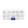 thumbnail image 1 of 3 Boxes 150pcs Brooch Buttons Black Four Pointed Shape Seamless Detachable Decorative Brooch Pins for Women Shirt Coat Dress, 1 of 3
