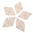 thumbnail image 4 of 5 uds parches de costura con apliques de flores bordados para DIY, chaquetas de jeans, bolsas de ropa, decoración de sombreros - N003, tal se describe Soledad Bordado Aplique de encaje Aplique, 4 of 10