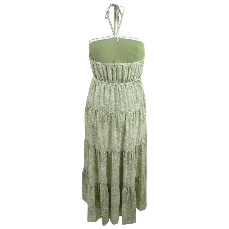 Green michael kors dress hot sale