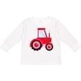 thumbnail image 3 of Inktastic Farming Red Tractor Boys or Girls Long Sleeve Toddler T-Shirt, 3 of 5