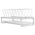 thumbnail image 3 of Dish Drying Rack, Sturdy Durable Plate Holders Easy Operation Space Saving  For Home White, 3 of 8