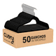 thumbnail image 1 of Set 50 Ganchos Terciopelo Para Ropa Antideslizantes Premium Xtellar Color Negro, 1 of 4