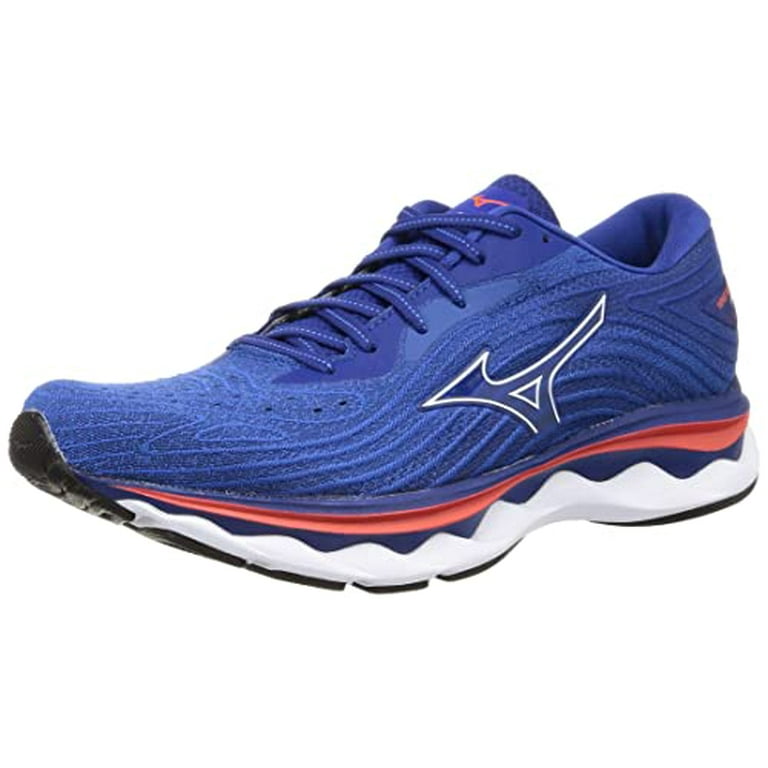 Mizuno red white and blue shoes deals