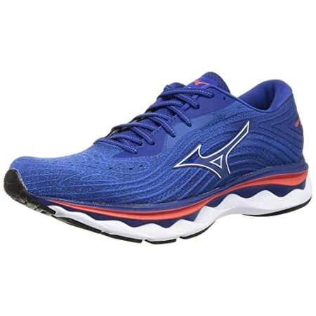 

Mizuno Running Shoes Wave Sky 6 Jogging Marathon Sports Training Lightweight Men s Blue x White x Red 28.0 cm 2E