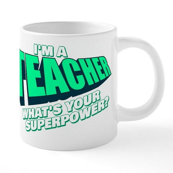CafePress - I'm A Teacher - 20 Oz White Ceramic Mega Mug
