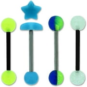 Forever New Glow In Dark Tongue Multi/star Pack