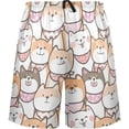 thumbnail image 2 of GZHJMY Dog Pajama Pants Short for Men, Lounge Pants Lightweight Men Pajama Bottoms with Drawstring Pockets, Christmas New Year Birthday Gifts, X-Large, 2 of 7