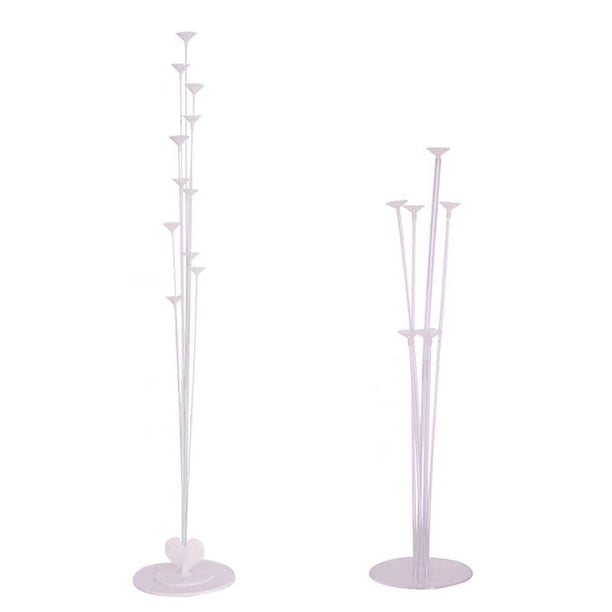 Mesa flotante con globos, soporte transparente para decoración de fiestas de cumpleaños, columna elegante, camino flotante, suministros para bodas