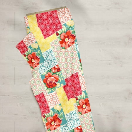 The Pioneer Woman 44" Cotton Vintage Floral Patchwork Sewing & Craft Fabric 8 Yd By The Bolt, Multi-Color