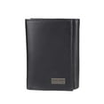 thumbnail image 1 of Kenneth Cole REACTION Portefeuille pour Hommes - Cuir Véritable RFID Trifold avec Fenêtre d'Identification et Fentes pour Cartes, Plaque Noire, Taille Unique, 1 of 5