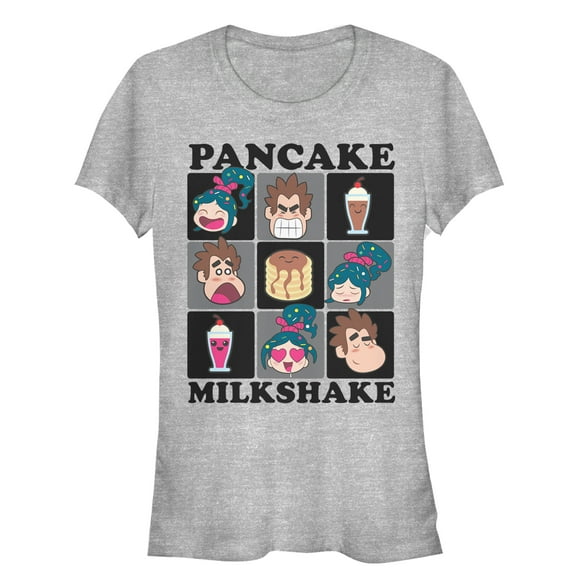 Junior's Ralph Breaks the Internet Pancake Game  Graphic Tee Athletic Heather Medium