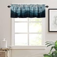 thumbnail image 6 of Forest Valance Curtains Nature Green Misty Forest Tree Art Printed Rod Pocket Curtain Valance for Kitchen Bedroom Living Room Decor 1 Panel W54xL18 Inch, 6 of 6