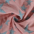 thumbnail image 3 of Cotton Muslin Toddler Blanket, Breathable and Lightweight Baby Bed Blanket for Boys and Girls, Soft Crib Blanket, 30" x 40", Red and Blue Star, 3 of 5