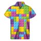 thumbnail image 5 of Camisa hawaiana informal de playa para hombre, camisa informal de calle para exteriores, uso diario, de otoño, de manga corta, abotonada, camisetas con rompecabezas en 3D, 5 of 5