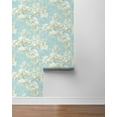 thumbnail image 3 of NextWall  Cherry Blossom Grove and Stick Wallpaper 20.5 in. W x 18 ft. L - Blue Mist & Green Tea, 3 of 7