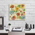 thumbnail image 5 of Epic Graffiti 'Playful Floral Trio III' by Silvia Vassileva, Canvas Wall Art, 18"x18", 5 of 8
