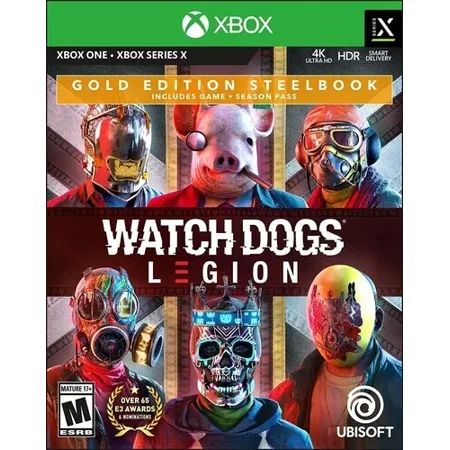 Watch Dogs Legion for Xbox One Gold Steelbook Edition [New Video Game] Xbox On