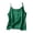 Green, variant on Plus Size Tank Tops for Women Silky Satin Spaghetti Strap Loose Camisole Tops Summer Tops
