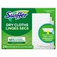 thumbnail image 2 of Swiffer Balayer + laver, recharge de coussins secs, nettoyant pour planchers, linges nettoyants, sans parfum, 48 unités, 2 of 10